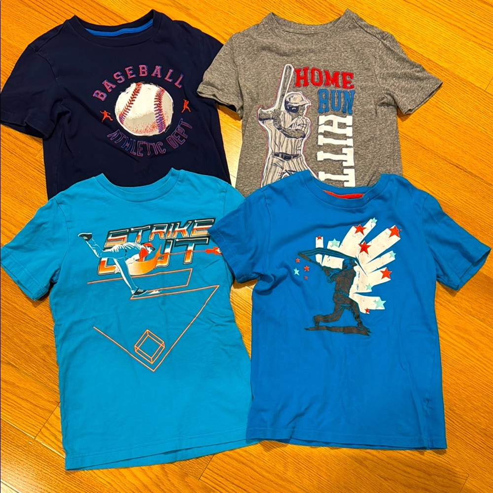 Kids Baseball Graphic T-Shirts 8/10